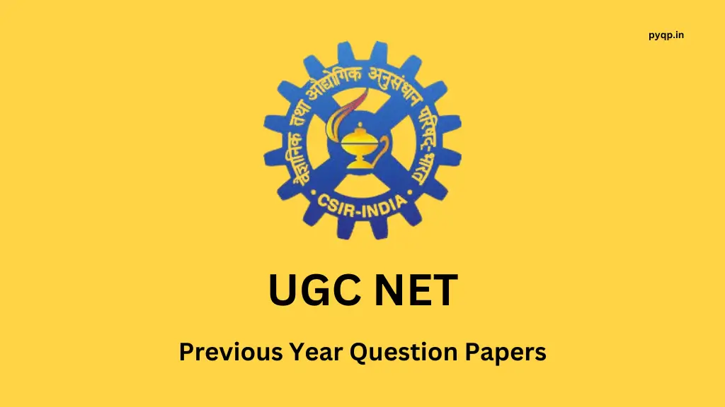 CSIR UGC NET Previous Year Question Paper