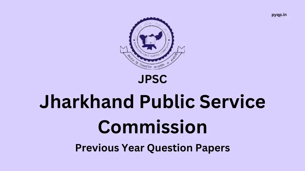 Jpsc Previous Year Question Paper