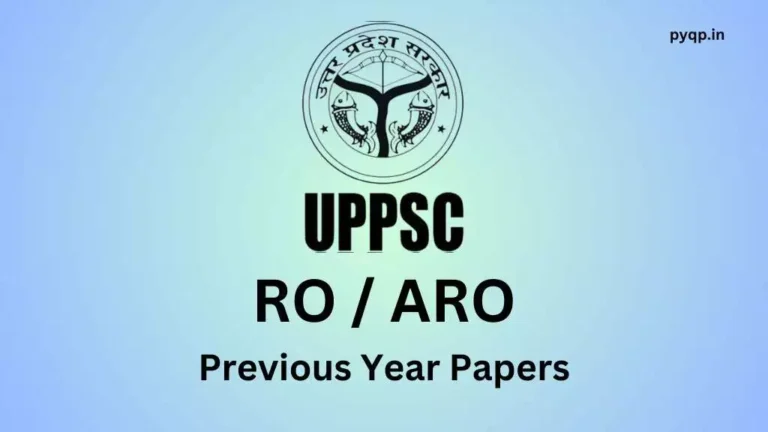 uppsc ro aro previous year papers