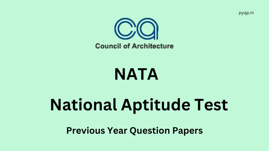 nata previous year question papers