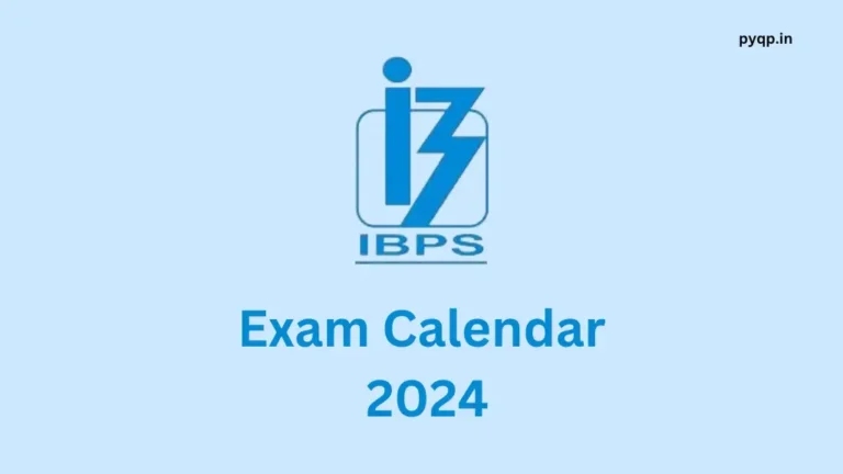 IBPS Calendar 2024