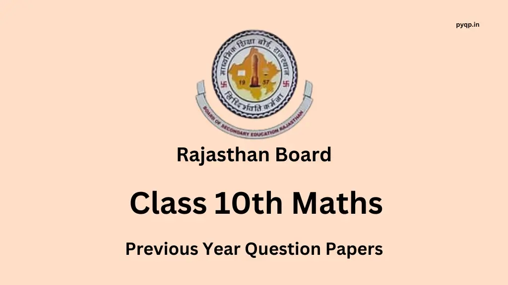 RBSE Class 10 Maths Previous Year Papers