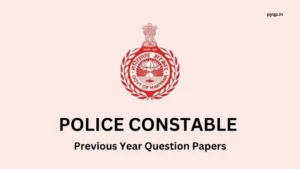 Haryana Police Constable Question Papers