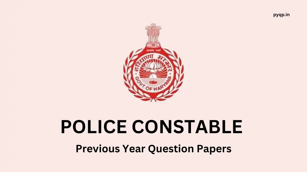 Haryana Police Constable Question Papers