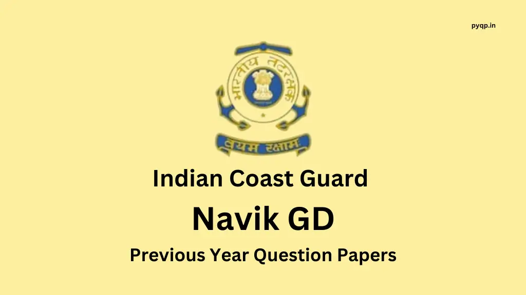 ICG Navik GD Question Paper
