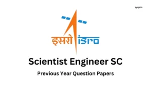 ISRO Scientist Engineer SC Question Papers