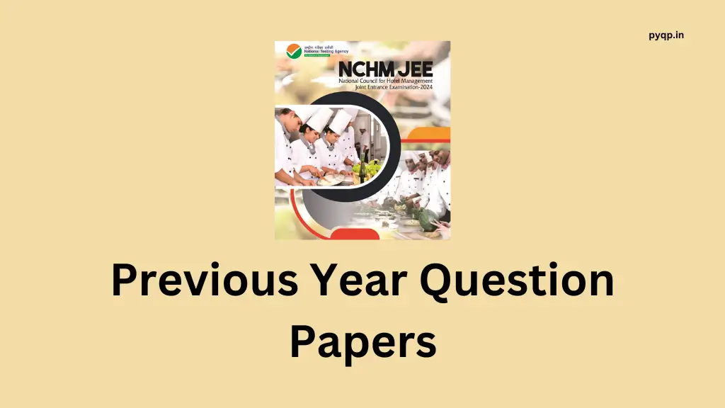 NCHM JEE Question Papers