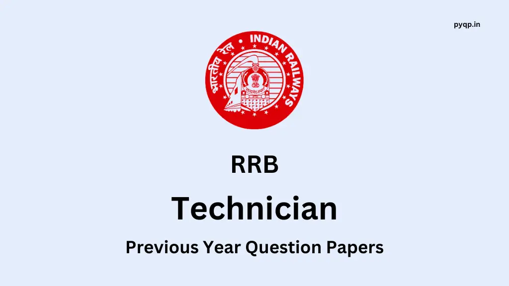 RRB Technician Previous Year Question Paper