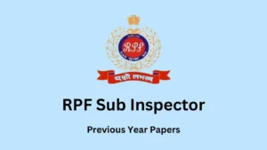 RPF SI Previous Year Question Paper