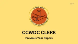 CCWDC Clerk Previous Year Papers