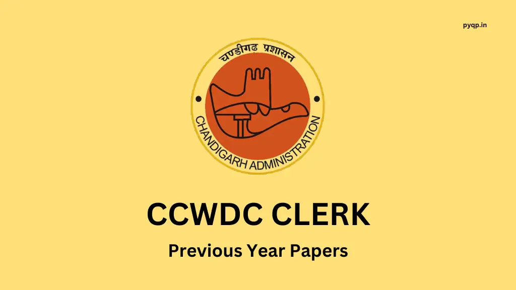 CCWDC Clerk Previous Year Papers