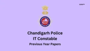 Chandigarh Police Constable IT Previous Year Papers