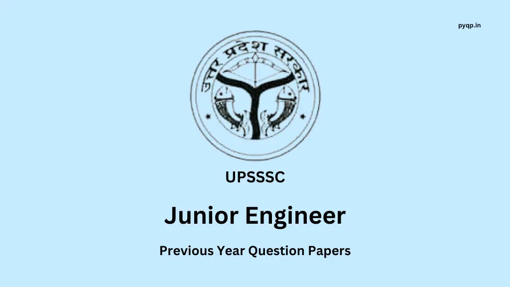 UPSSSC JE Previous Year Papers