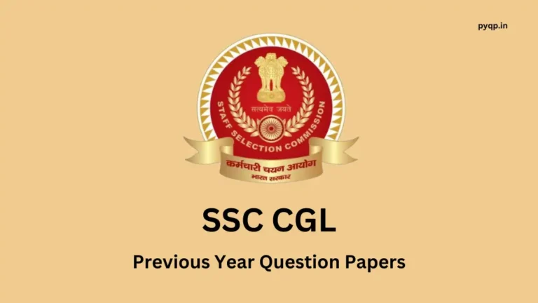 SSC CGL Previous Year Question Papers