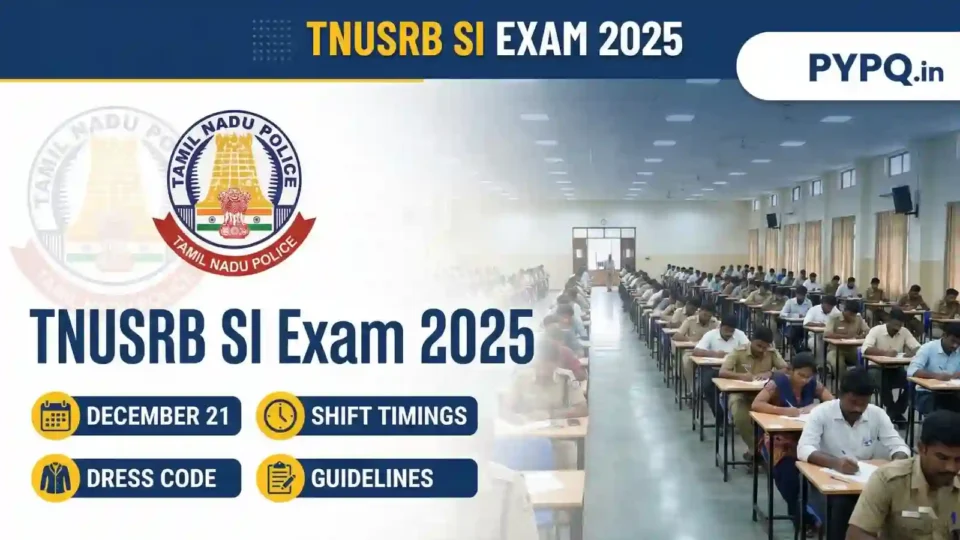 TNUSRB SI Exam 2025