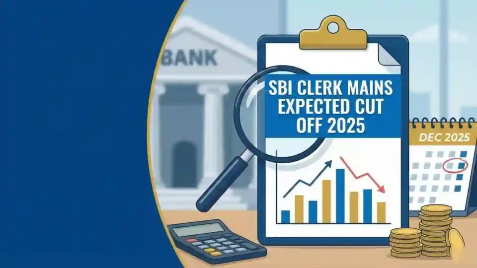 SBI Clerk Mains Expected Cut Off 2025
