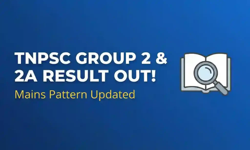TNPSC Group 2 prelims Result 2025