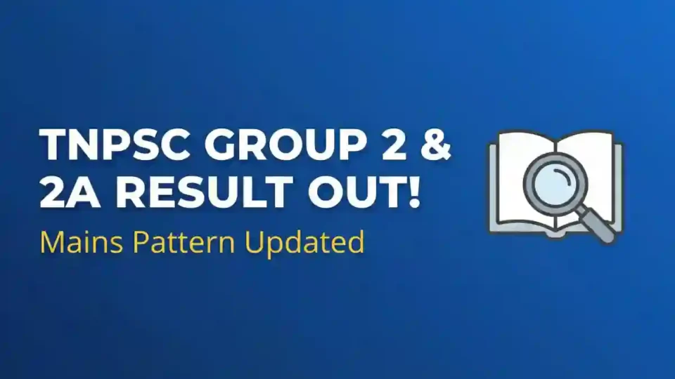 TNPSC Group 2 prelims Result 2025