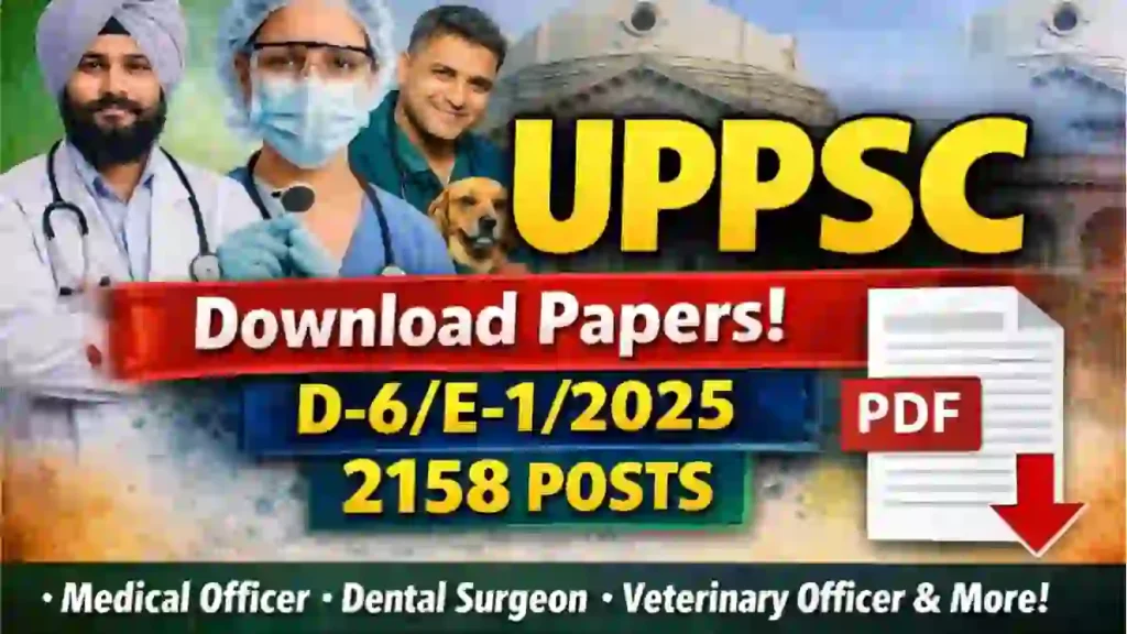 Downlaod UPPSC Ayurvedic Medical Officer Previous Year Question Papers to boost your preparations.